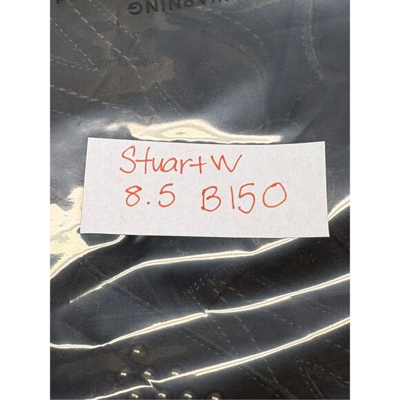 Stuart Weitzman Booties Boots Suede Women Size 8.5‎ Brown Gray Studded Combat - Picture 10 of 10